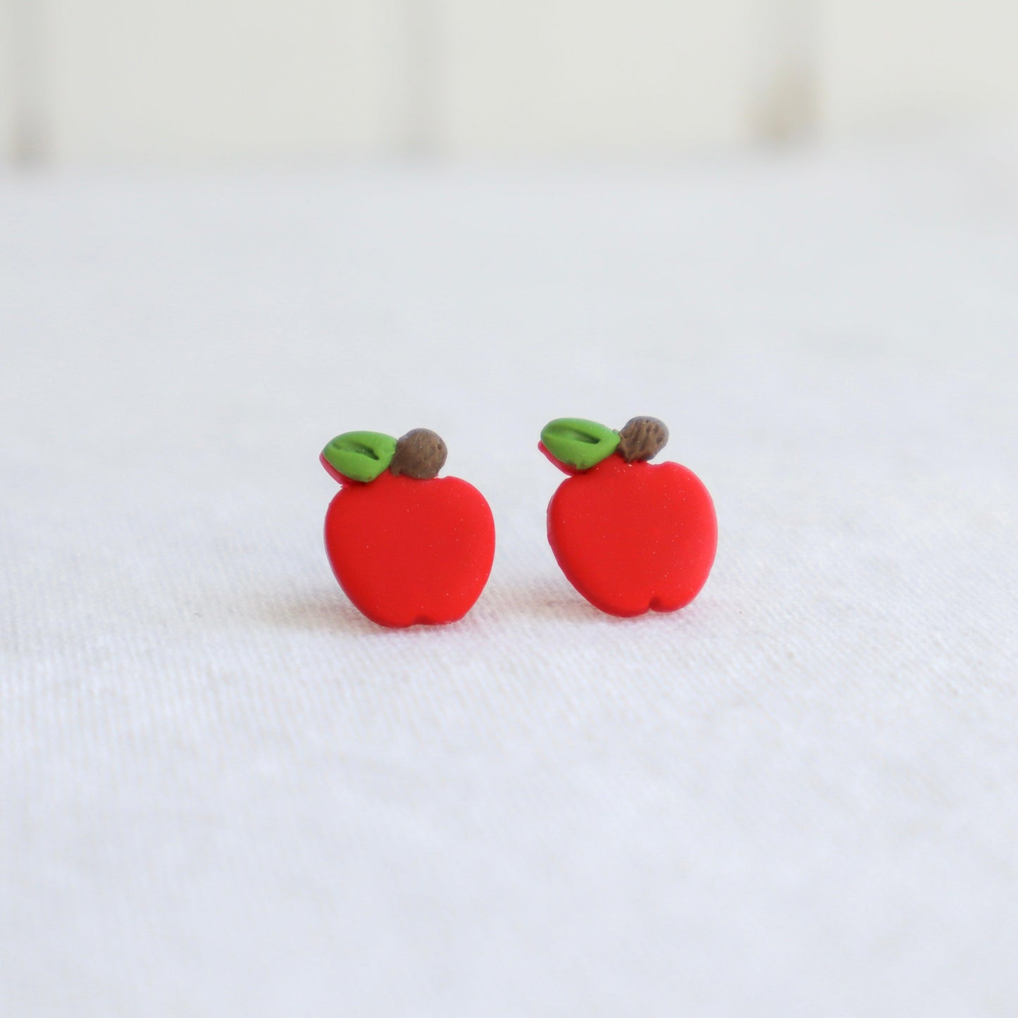 Apple Studs, Multiple Colors