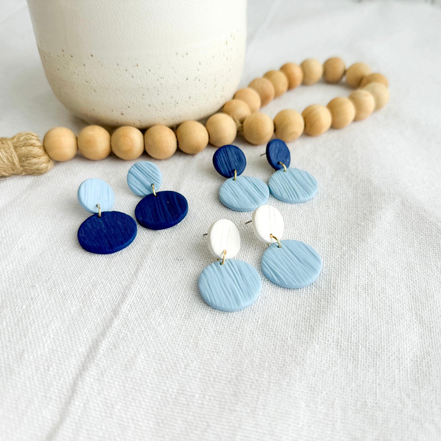 Blue Game Day Earrings, Multiple Colors