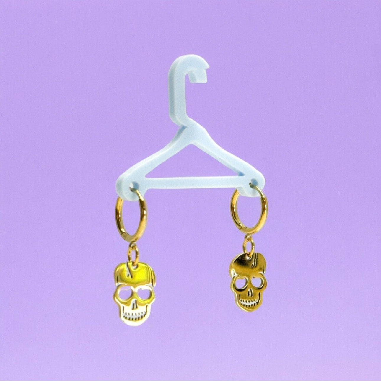 Gold Skull Huggies, Multiple Styles