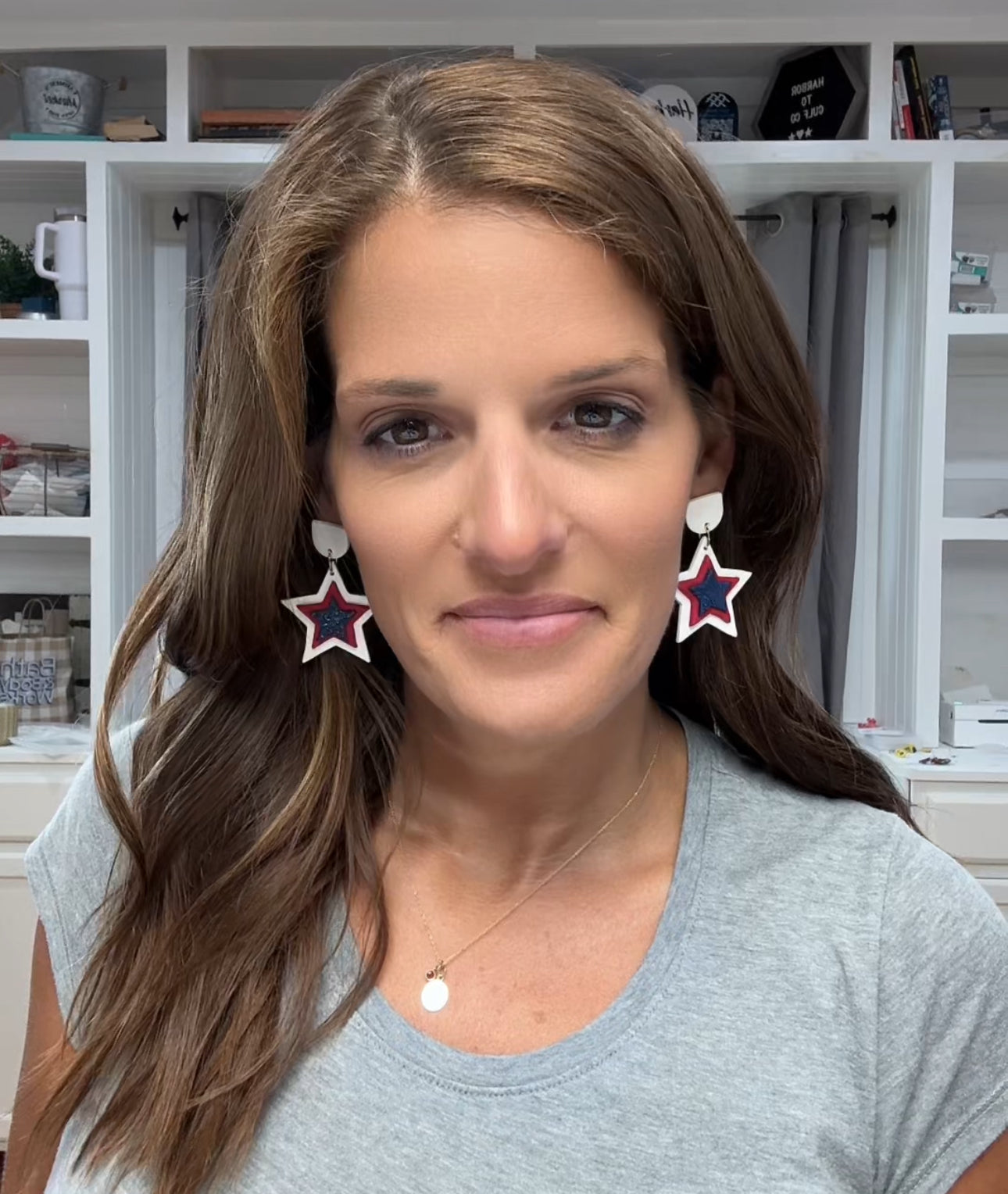 Star Dangle Earrings