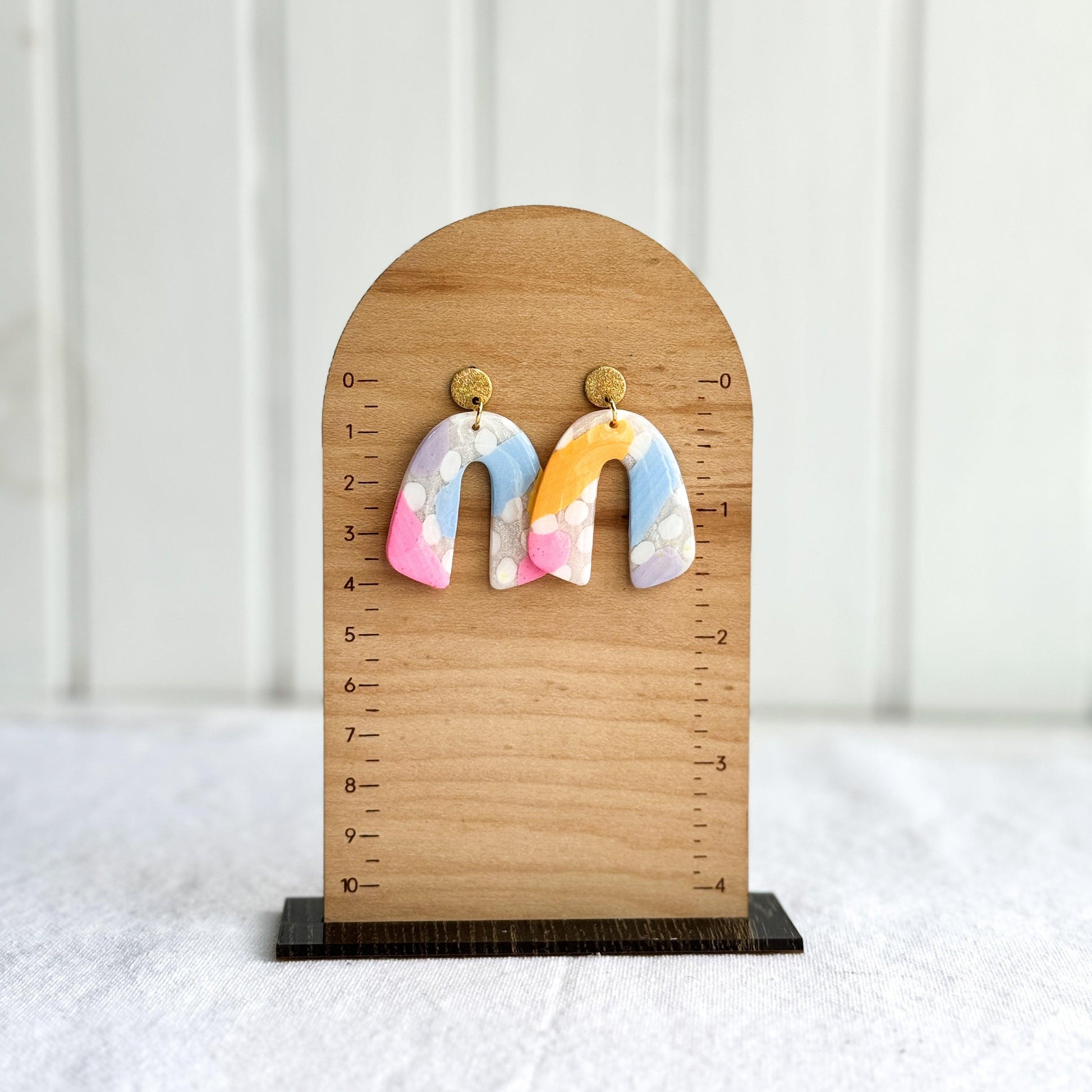 Pastel Polymer Clay Earrings, Multiple Styles - Harbor to Gulf Co.