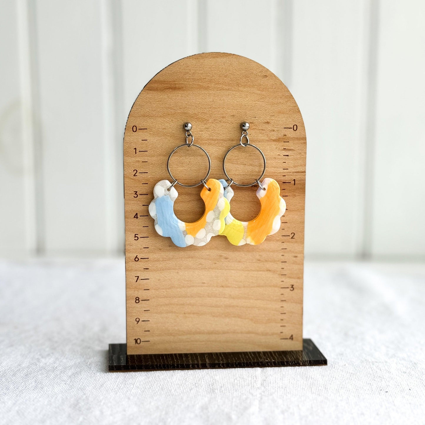 Pastel Polymer Clay Earrings, Multiple Styles - Harbor to Gulf Co.