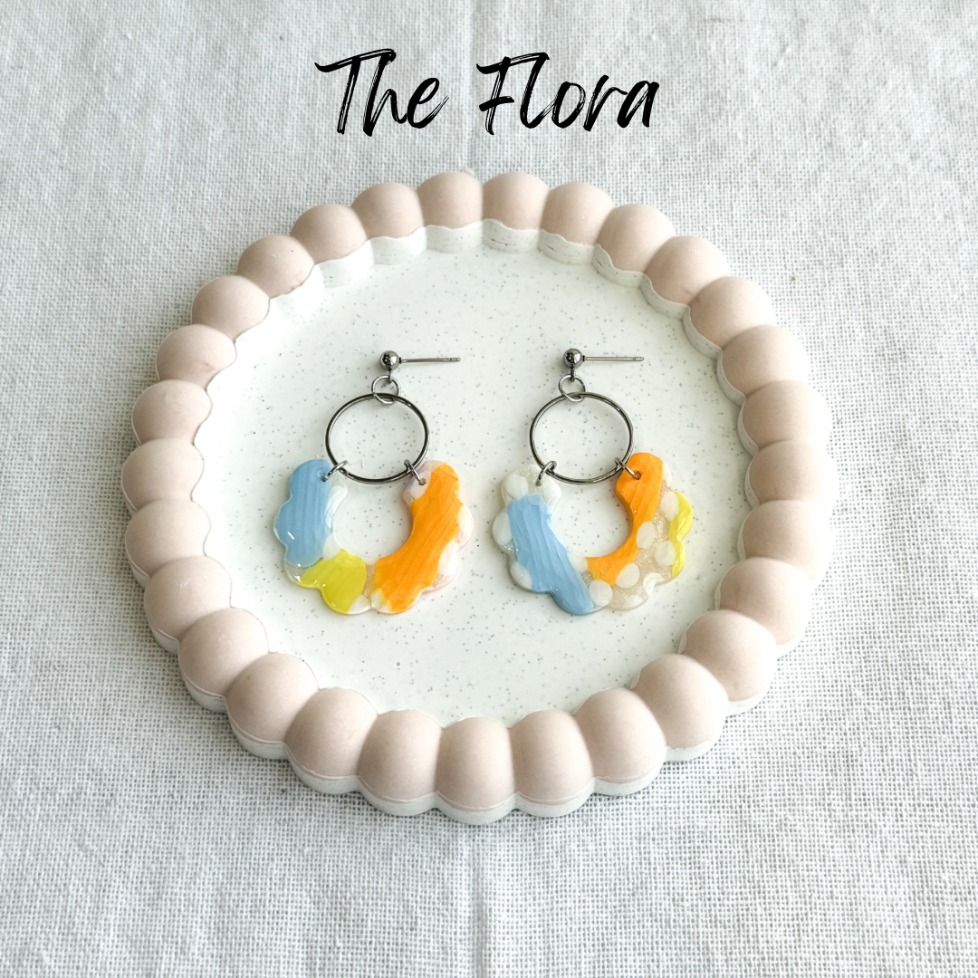 Pastel Polymer Clay Earrings, Multiple Styles - Harbor to Gulf Co.