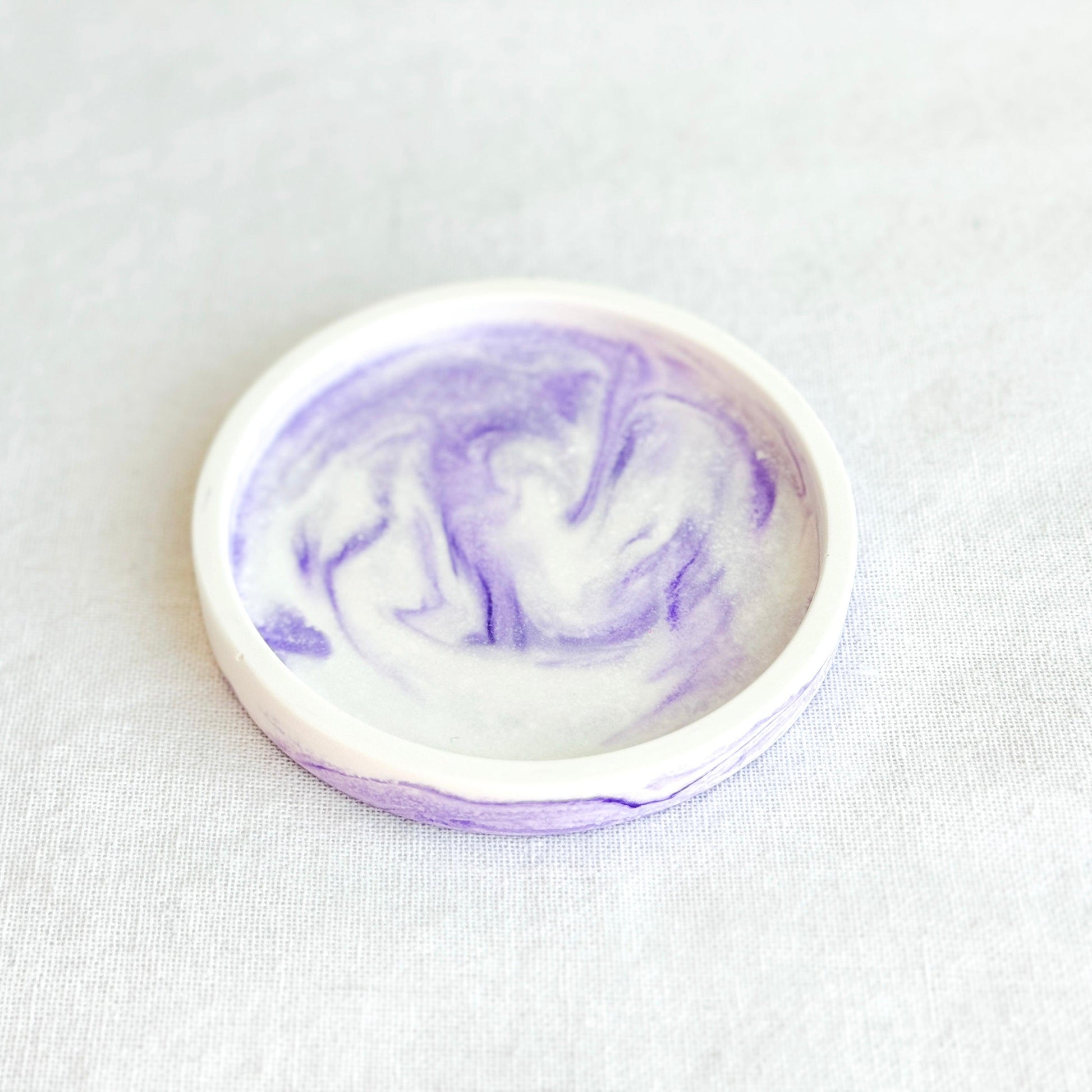 Purple Galaxy Circular Valet Tray - Harbor to Gulf Co.