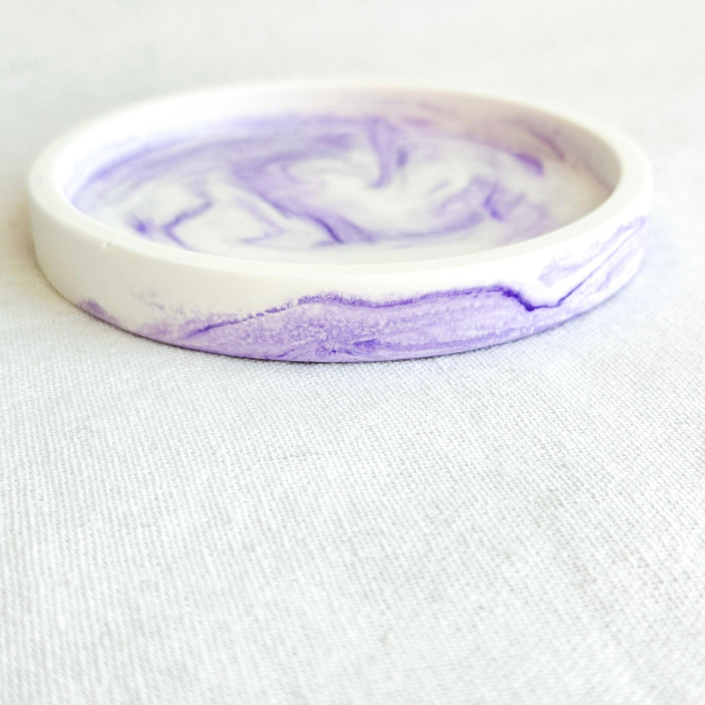 Purple Galaxy Circular Valet Tray - Harbor to Gulf Co.