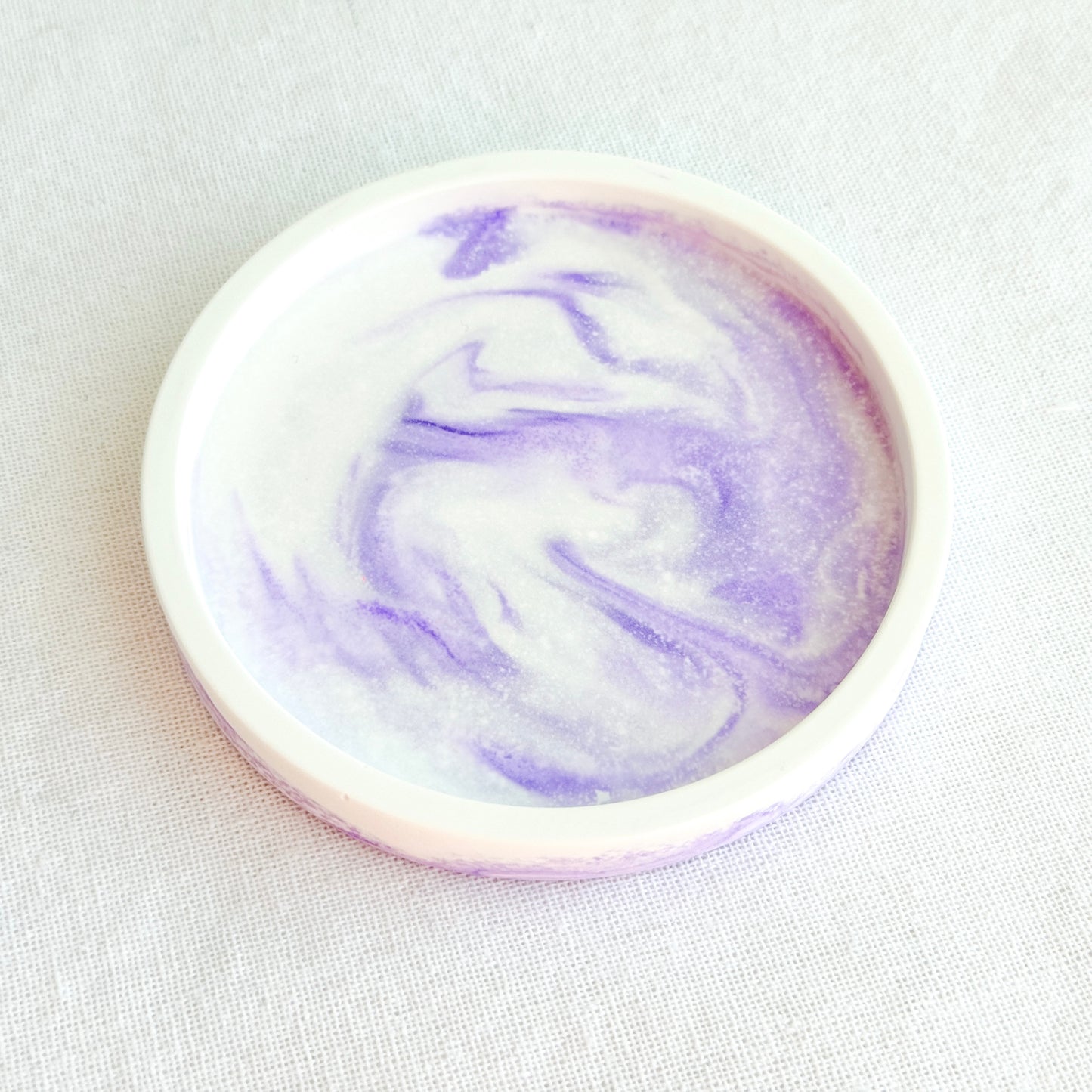 Purple Galaxy Circular Valet Tray - Harbor to Gulf Co.