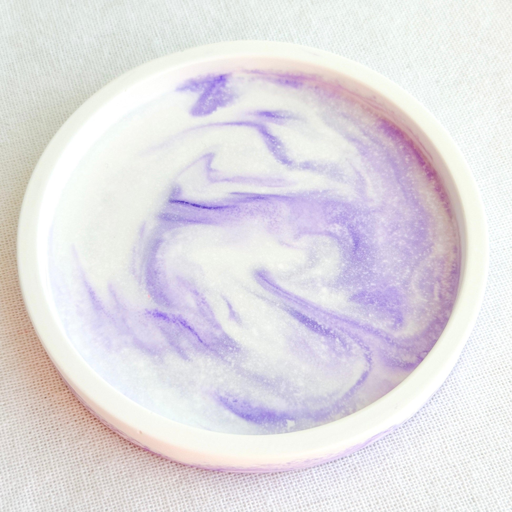 Purple Galaxy Circular Valet Tray - Harbor to Gulf Co.