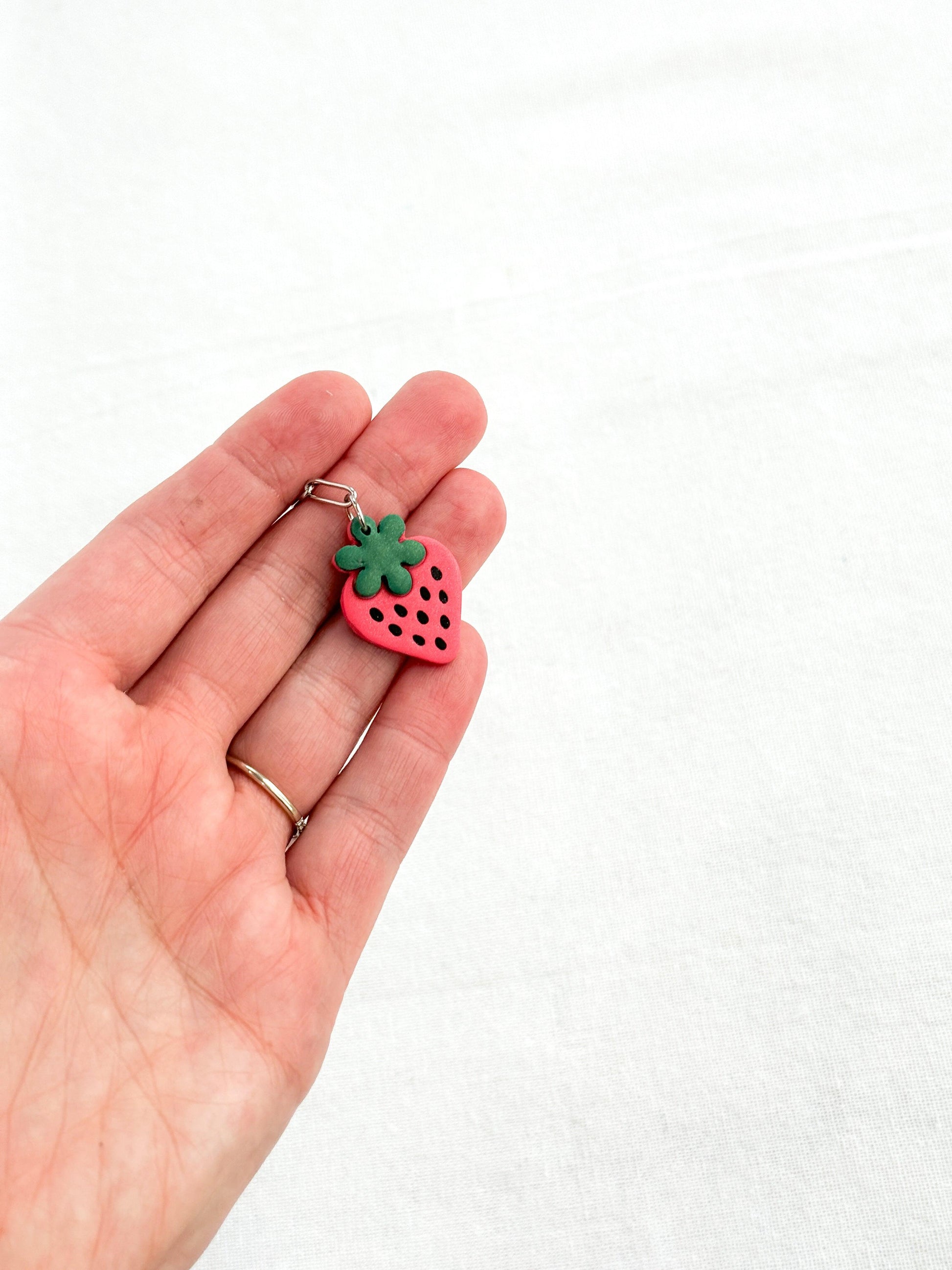 Strawberry Charm, Stanley Accessories, Fruit Charms, Teenage Girl Gifts - Harbor to Gulf Co.