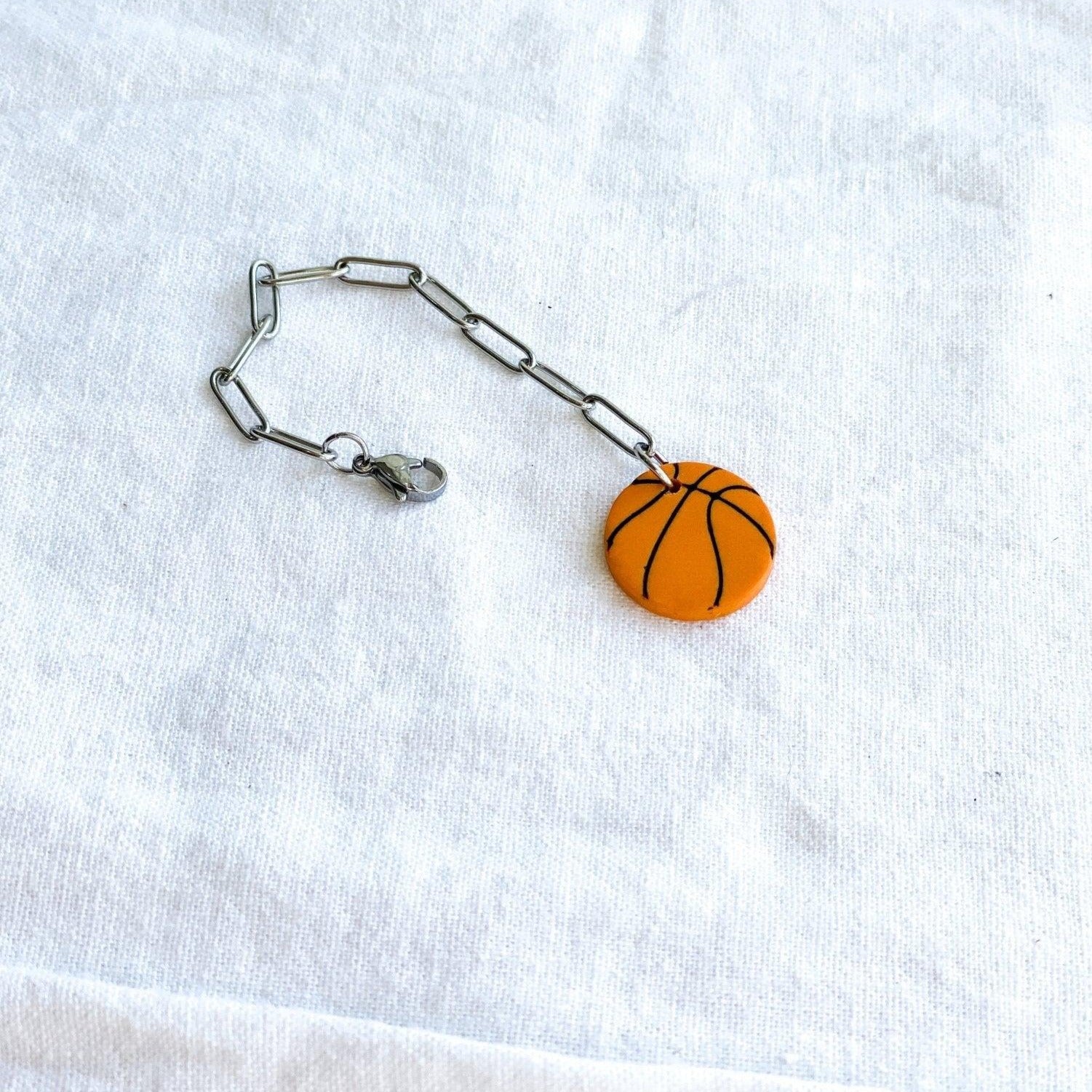 Basketball Stanley Cup Charm, Stanley Cup Accessories, Handmade Gifts - Harbor to Gulf Co.