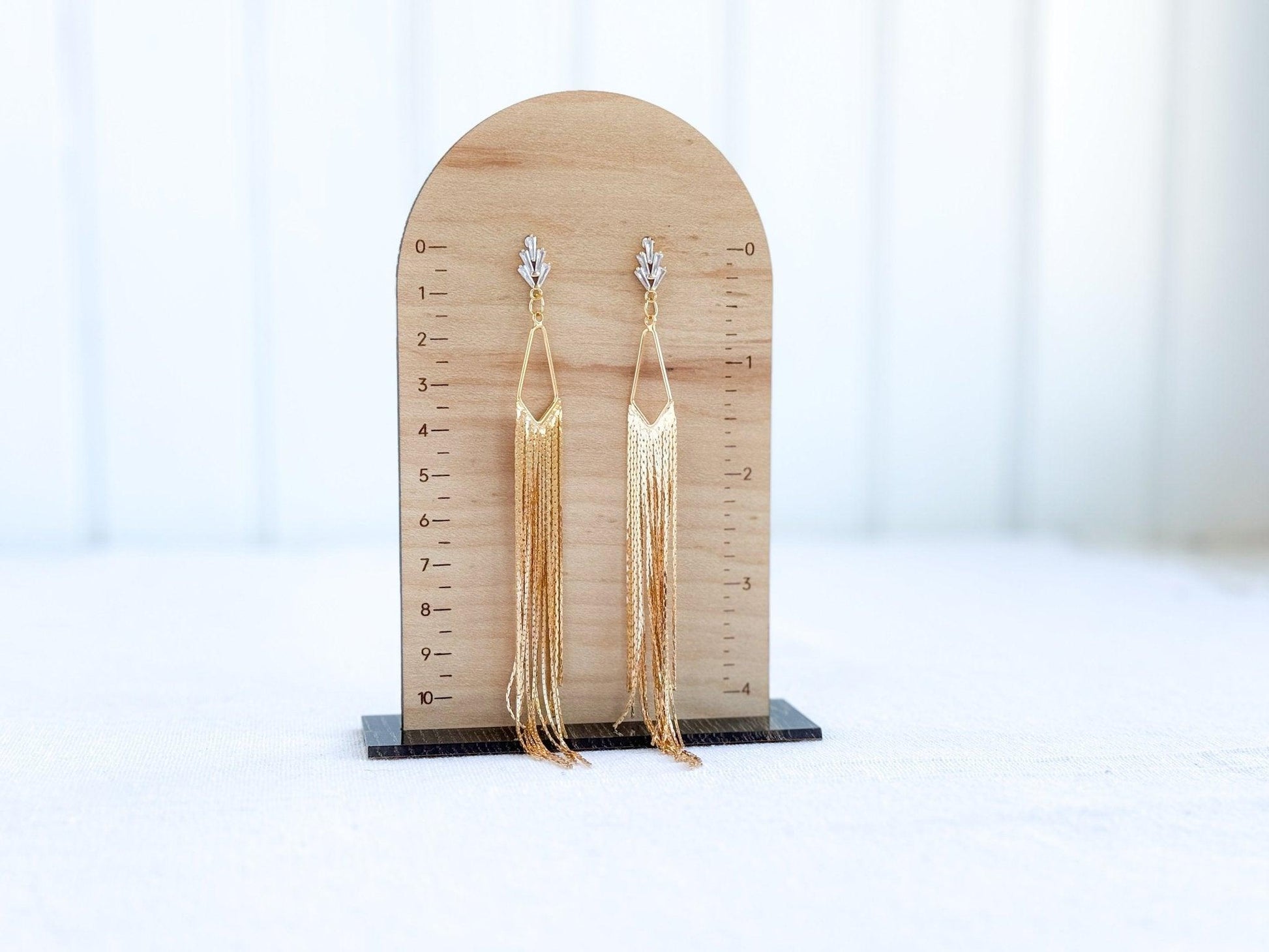 Gold Drop Earrings, Taylor Swift Jewelry, Holiday Gifts, Handmade Jewelry for Women, Stocking Stuffers for Women, Surgical Steel - Harbor to Gulf Co.