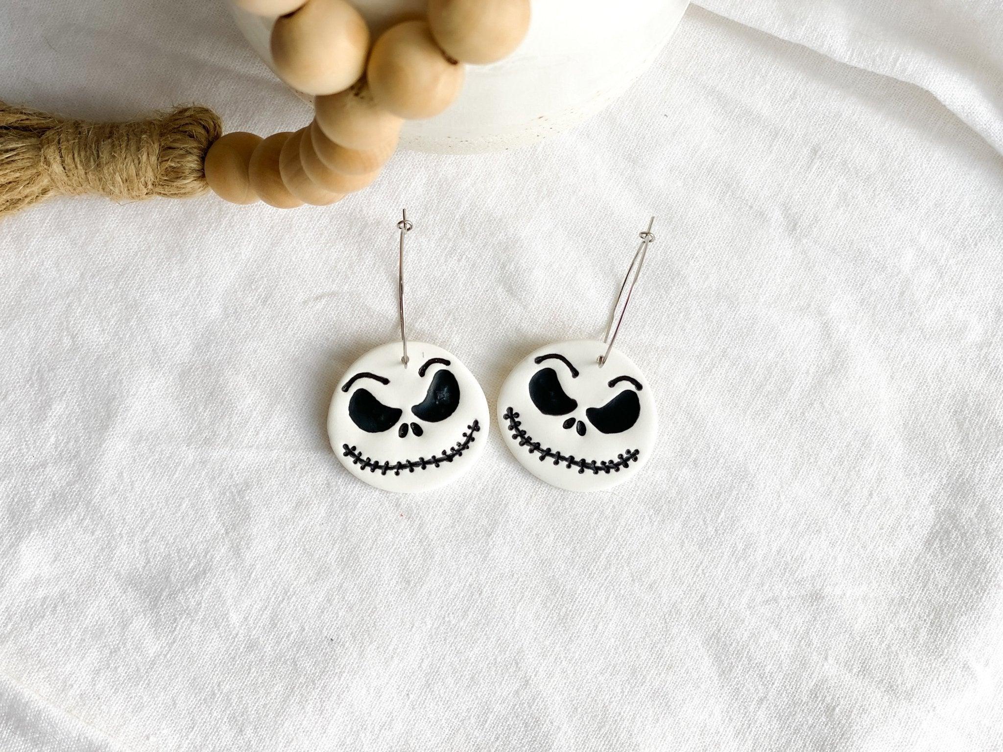 Halloween Earrings - Jack Skellington Earrings - Spooky Earrings - Fun Halloween Earrings - Nightmare outlets Before Christmas Earrings