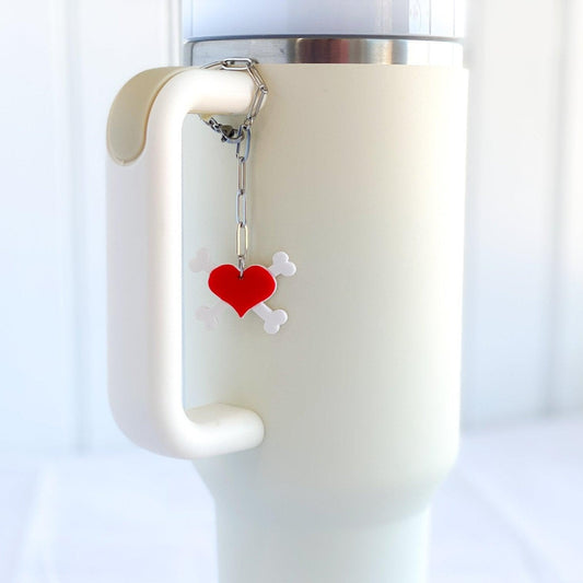 Valentines Day Charm, Stanley Cup Accessories, Tumbler Accessories, Handmade Gifts - Harbor to Gulf Co.