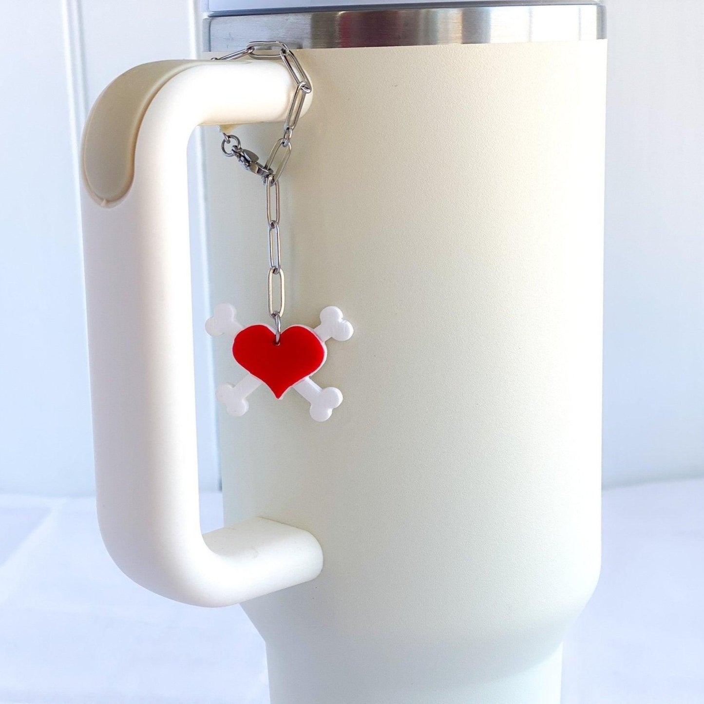 Valentines Day Charm, Stanley Cup Accessories, Tumbler Accessories, Handmade Gifts - Harbor to Gulf Co.