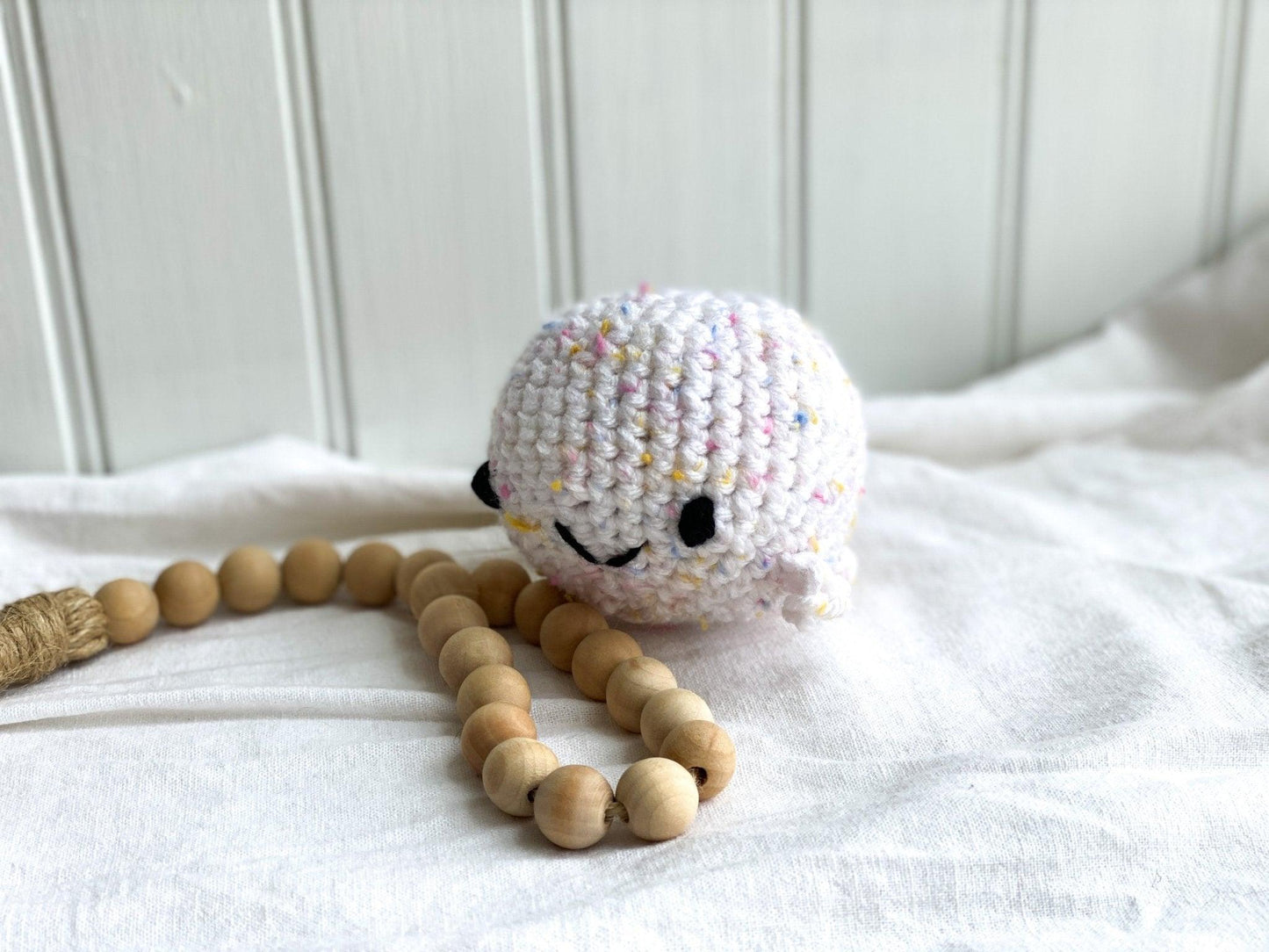 Whale Stuffed Animal, Handmade, Crocheted, Soft Yarn, Gift for Kids - Harbor to Gulf Co.